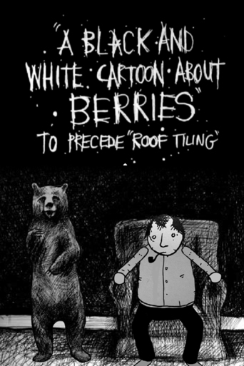 A Black and White Cartoon About Berries