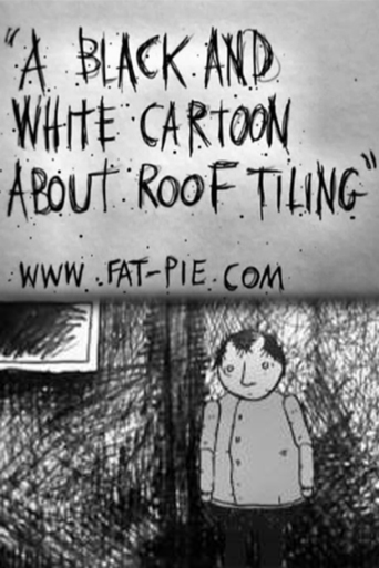 A Black and White Cartoon About Roof Tiling
