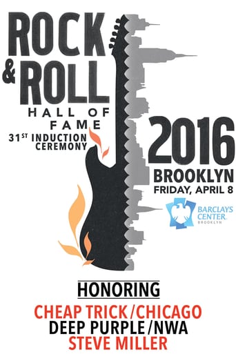 Rock and Roll Hall of Fame 2016 Induction Ceremony