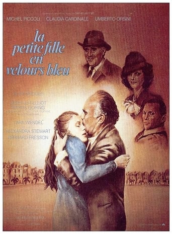 La petite fille en velours bleu