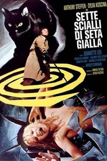 Sette scialli di seta gialla