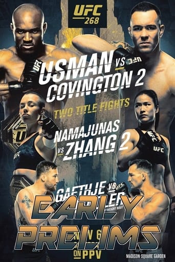 UFC 268: Usman vs. Covington 2 - Early Prelims