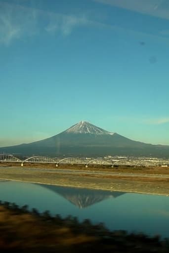 Le Mont Fuji vu d'un train en marche