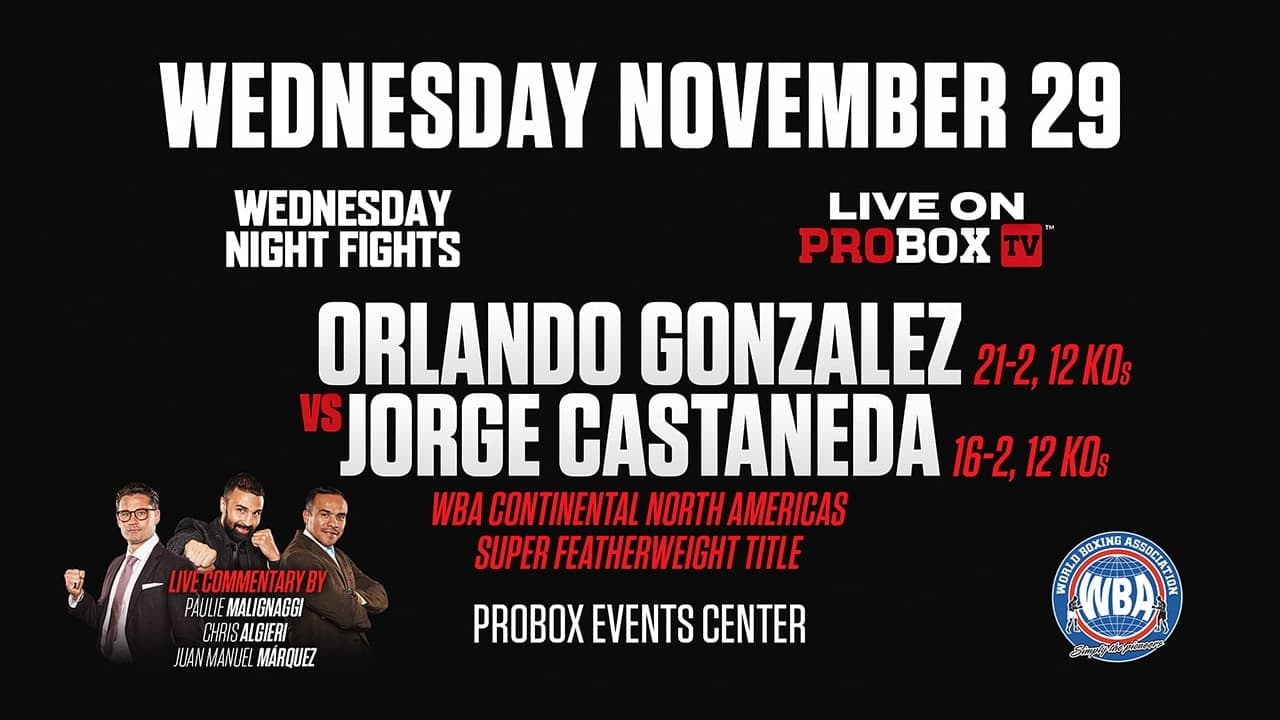 Orlando Gonzalez vs. Jorge Castaneda