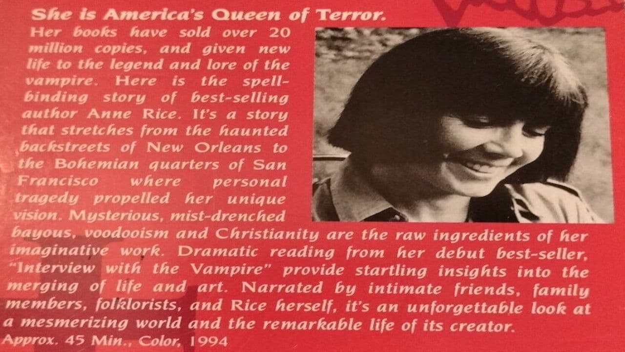 Anne Rice: Birth of the Vampire