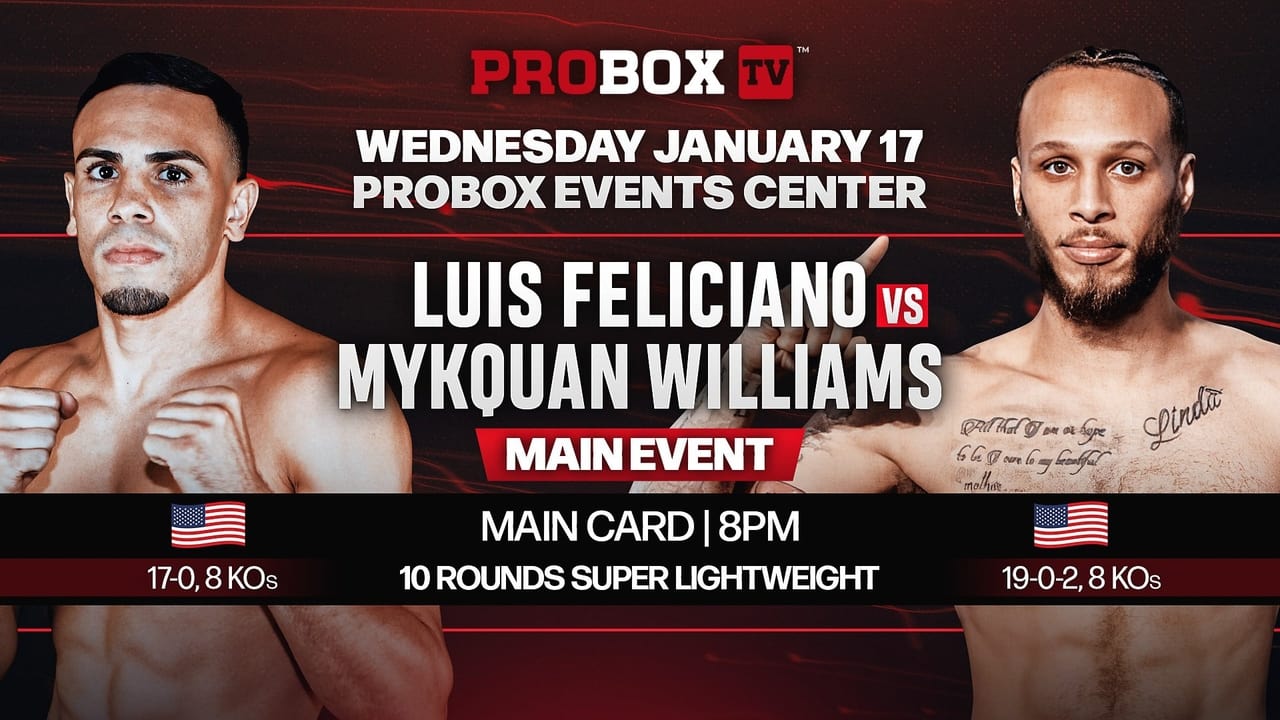 Luis Feliciano vs. Mykquan Williams