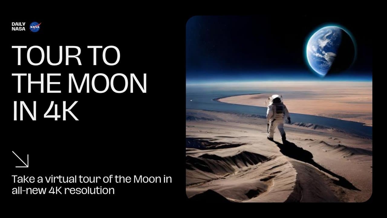 NASA Tour of the Moon 4K