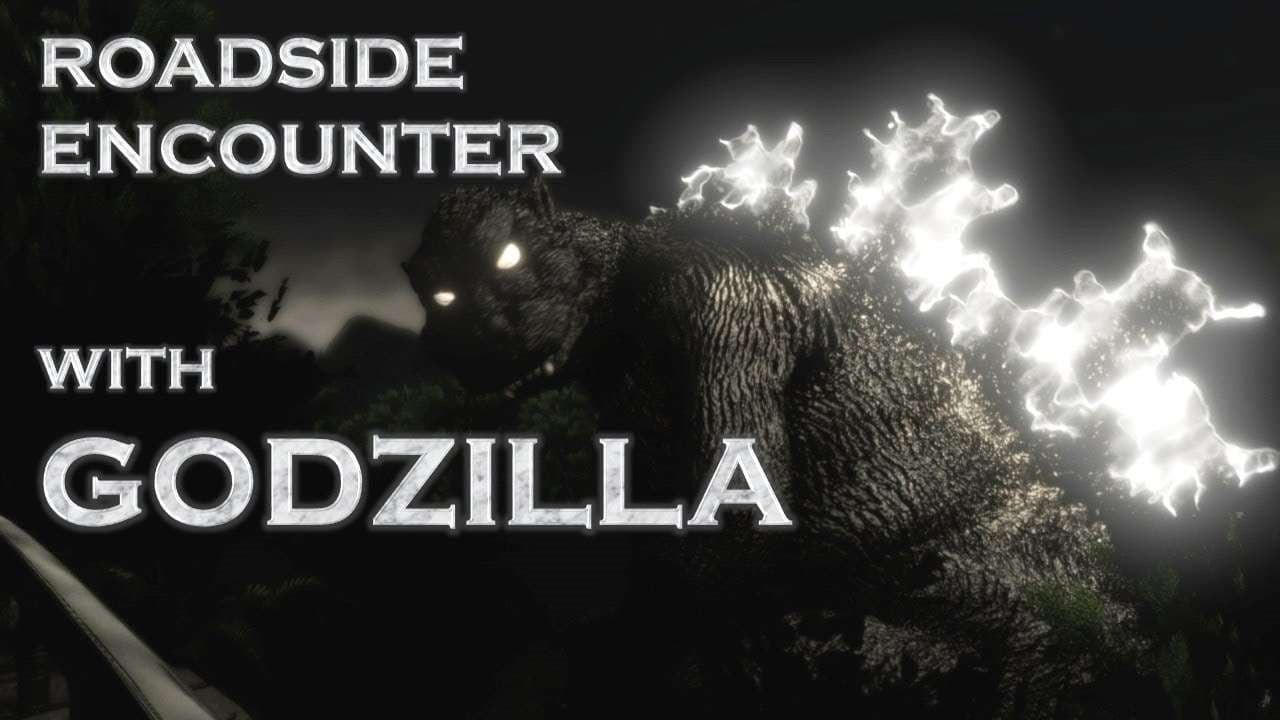 Roadside Encounter with Godzilla -- Fan Animation