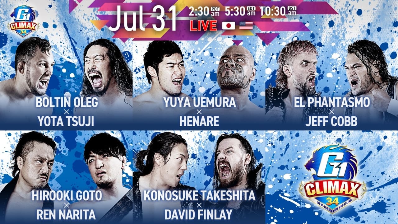 NJPW G1 Climax 34: Day 8