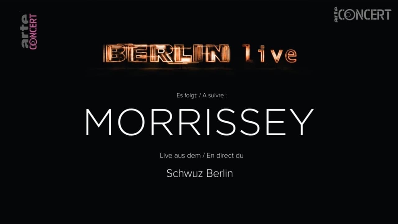 Morrissey: Berlin Live