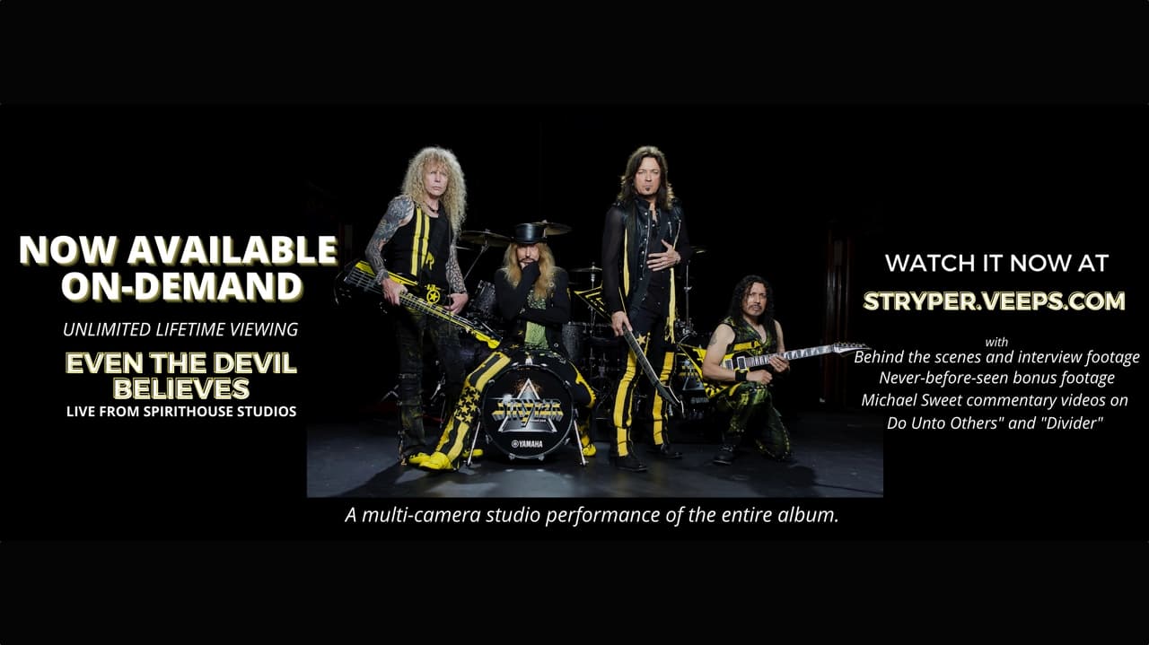 Stryper - Even the Devil Believes Live Stream