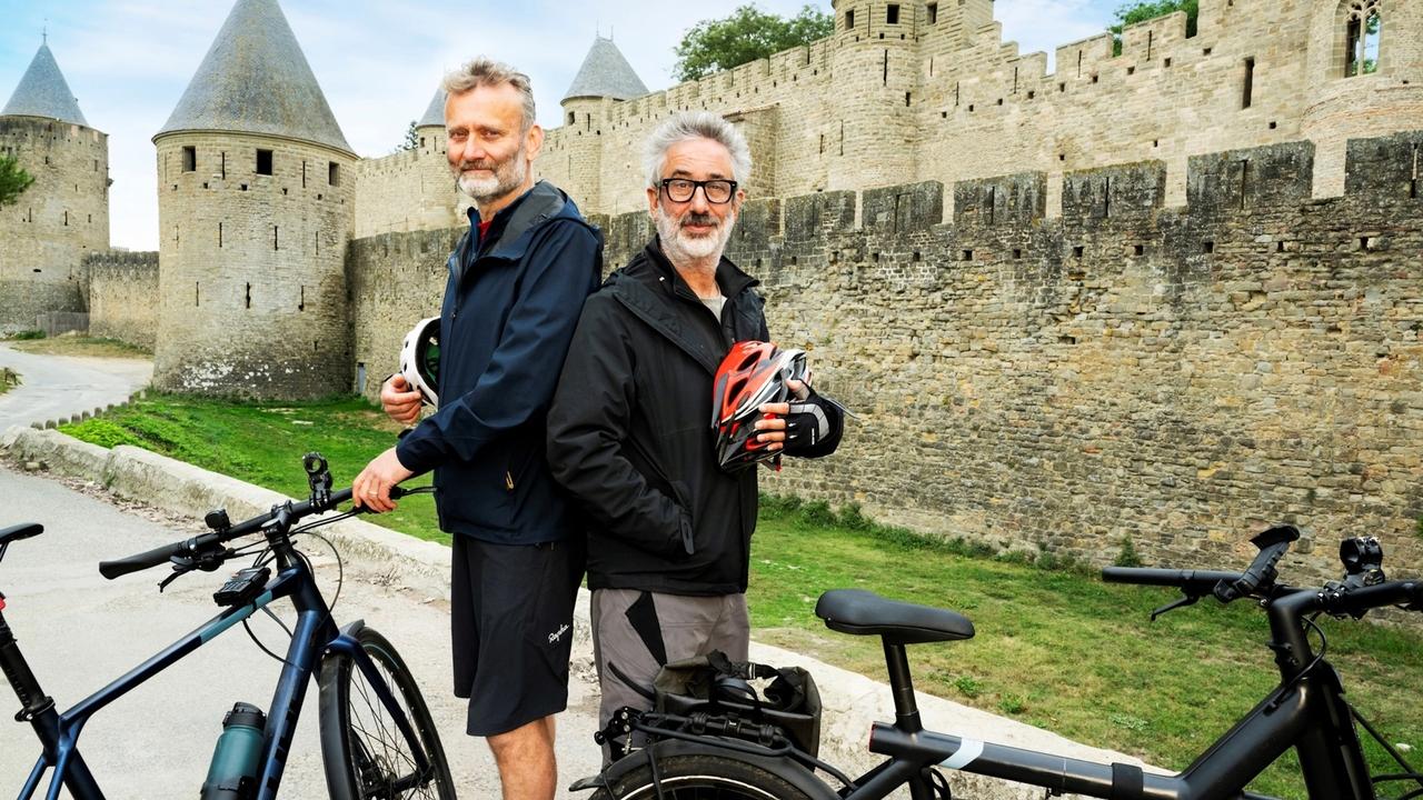 Two Men on a Bike