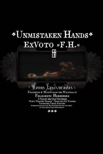 Watch Unmistaken Hands: Ex Voto F.H.