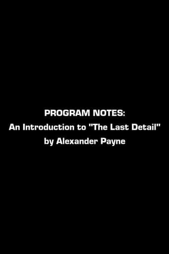 Watch Program Notes: An Introduction To The Last Detail By Alexander Payne