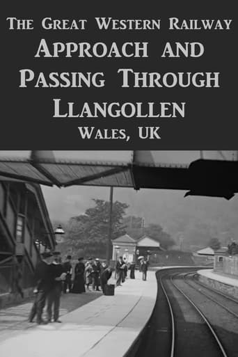 Panoramic View on the Great Western Railway: Approach and Passing Through Llangollen