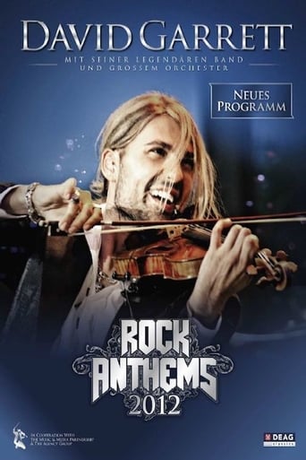 David Garrett - Rock Symphonies - Tourposter - Hannover 2012