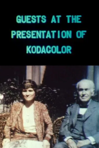 Guests at the Presentation of Kodacolor at the Home of Mr. George Eastman, Rochester, N.Y.