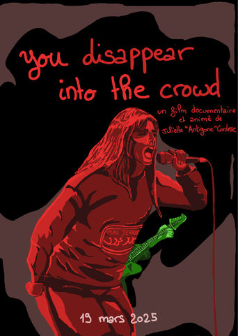 You disappear into the crowd