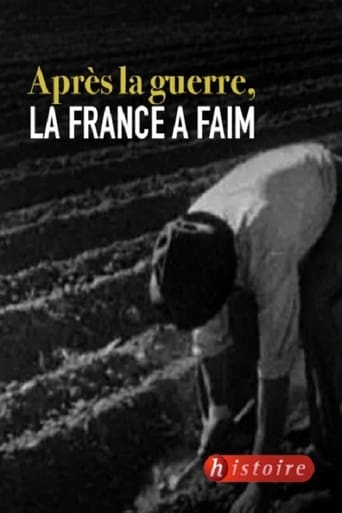 Après la guerre, la France a faim