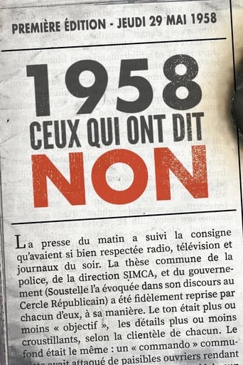 1958, ceux qui ont dit non