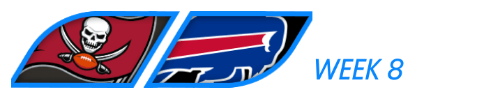 Week 8 - Oct. 26: Tampa Bay Buccaneers at Buffalo Bills