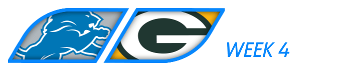 Week 4 - FINAL: Detroit Lions 34, Green Bay Packers 20