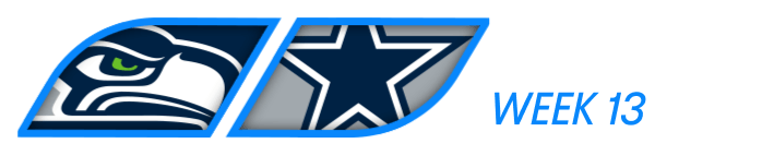 Week 13 - Nov. 30: Seattle Seahawks at Dallas Cowboys
