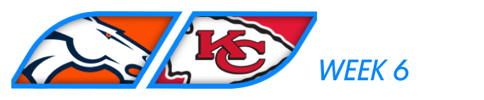 Week 6 - FINAL: Kansas City Chiefs 19, Denver Broncos 8