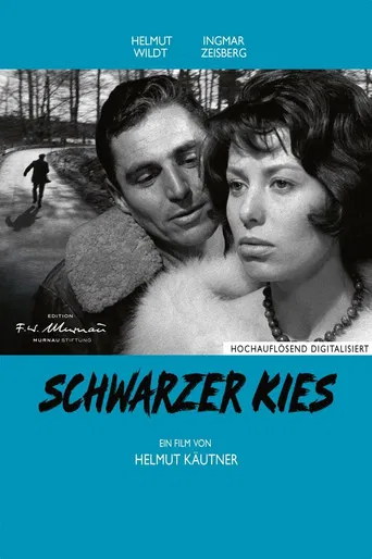 Schwarzer Kies