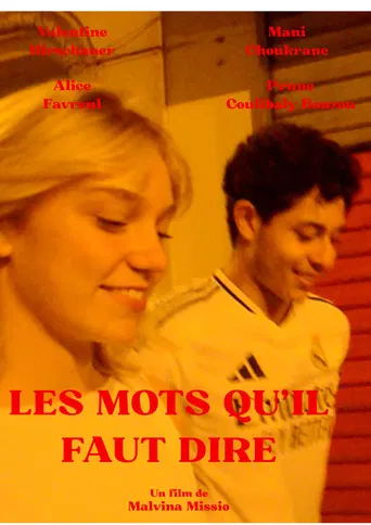 Les mots qu'il faut dire