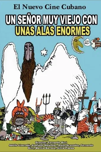 Um Senhor Muito Velho Com As Asas Enormes