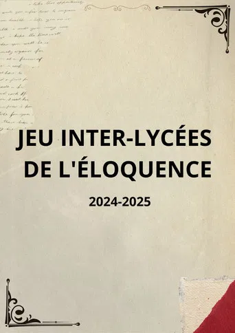JEU INTER-LYCÉES  DE L'ÉLOQUENCE