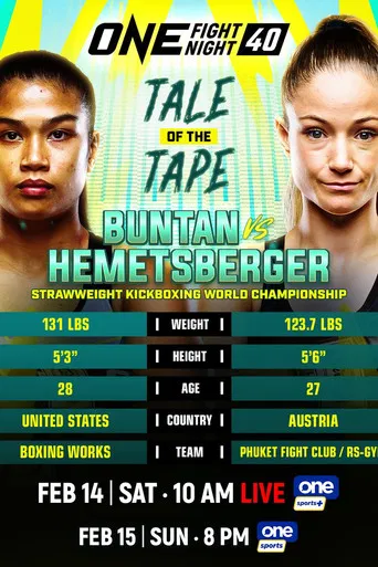 ONE Fight Night 40: Buntan vs. Hemetsberger 2