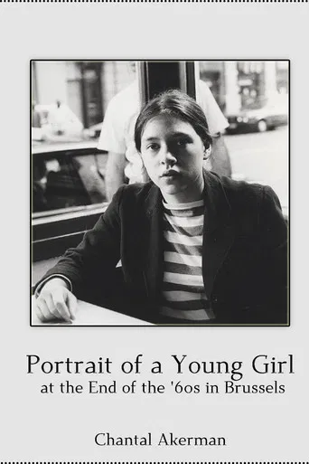 Portrait of a Young Girl at the End of the 60s in Brussels