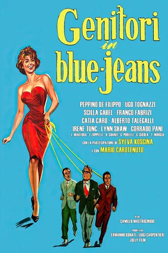 Genitori in blue-jeans
