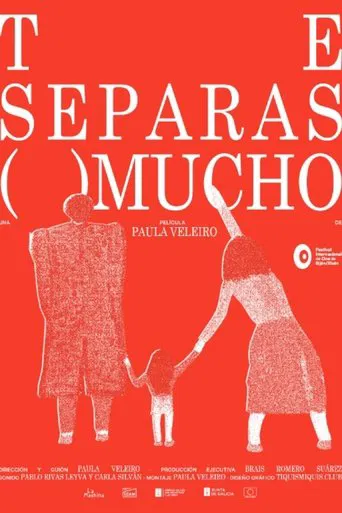 Te separas mucho