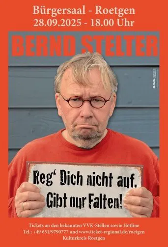 Reg' dich nicht auf, gibt nur Falten!