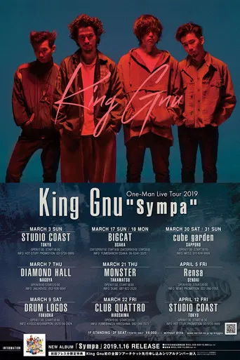 King Gnu One-Man Live Tour 2019 “Sympa