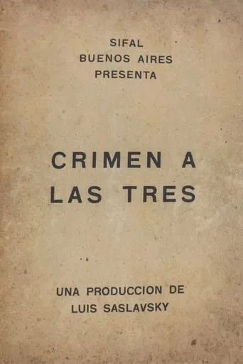 Crimen a las tres